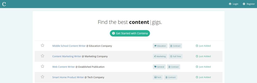 contena freelance website